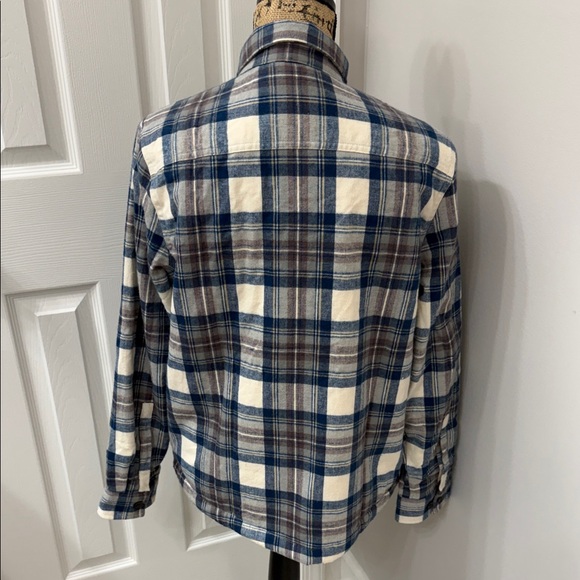 L.L. Bean Women’s  Scotch Plaid Sherpa Shirt/Jacket, New - Picture 4 of 8